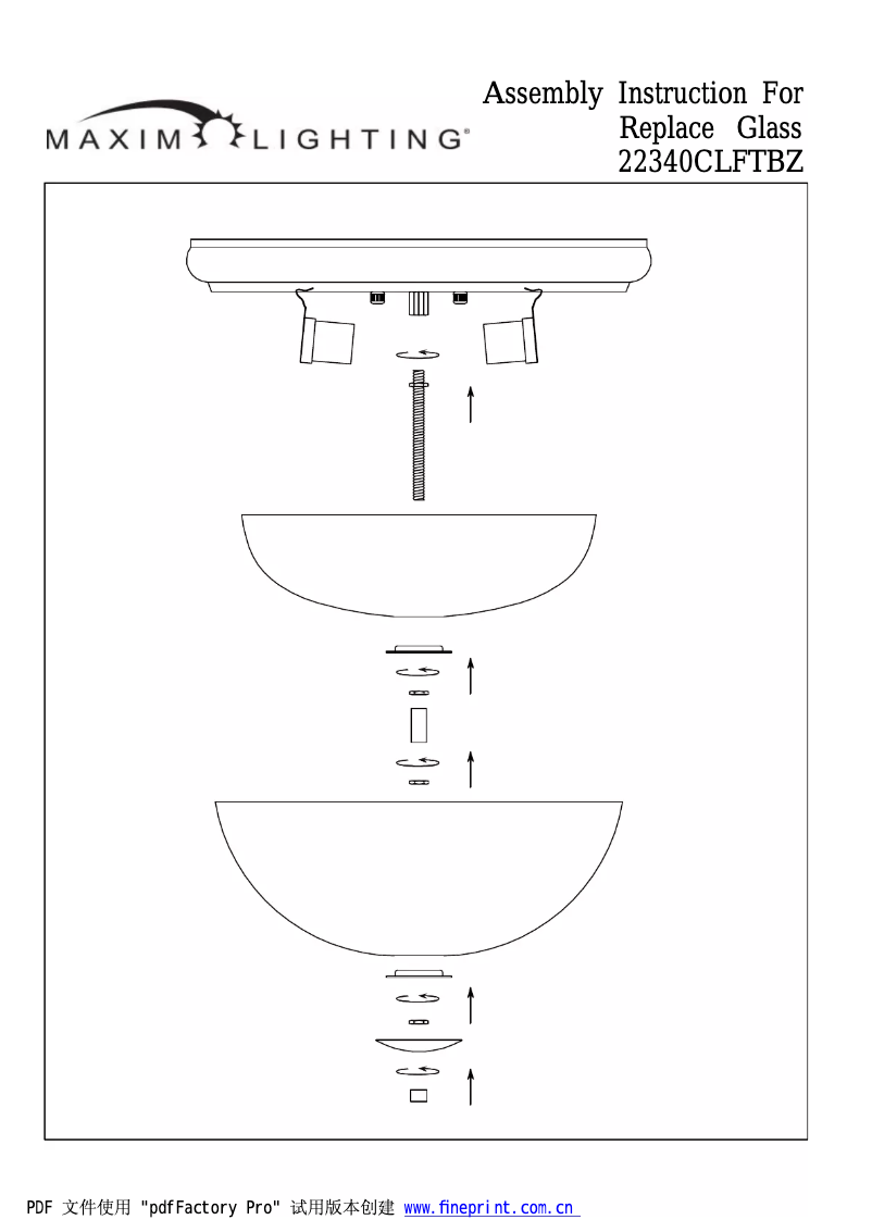 Page n°1 - Manuel utilisateur Maxim Bayview 22340CLFTBZ