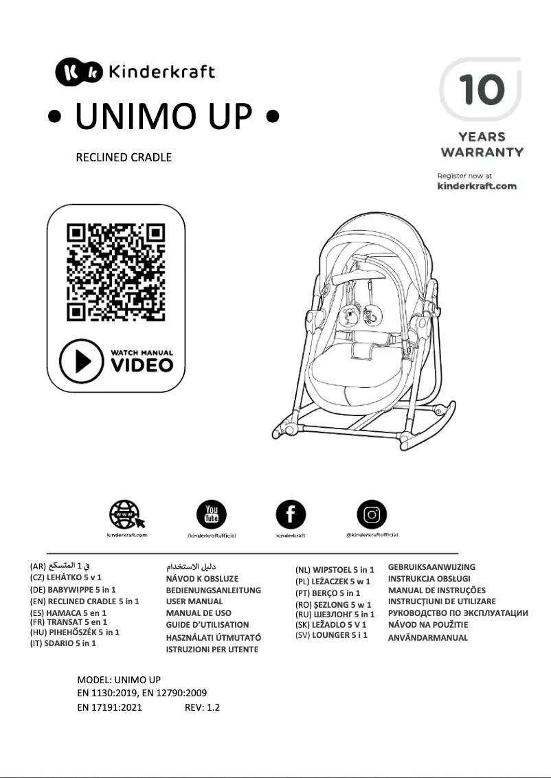 Página 1 del manual Manual de usuario Kinderkraft Unimo Up