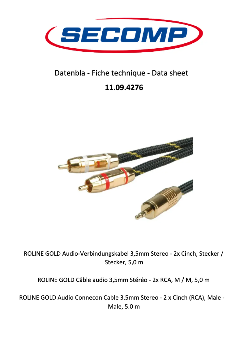 Image de la première page du manuel de l'appareil 11.09.4276