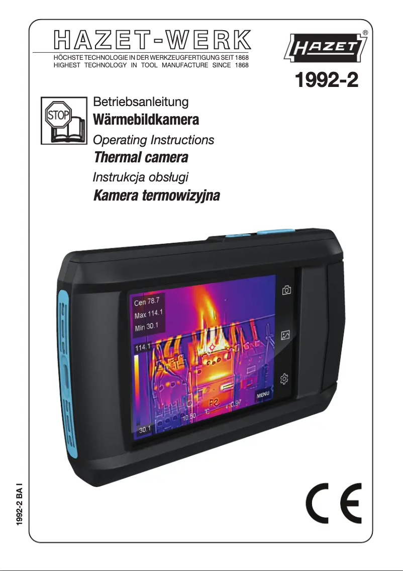 Page 1 de la notice Manuel utilisateur Hazet 1992-2