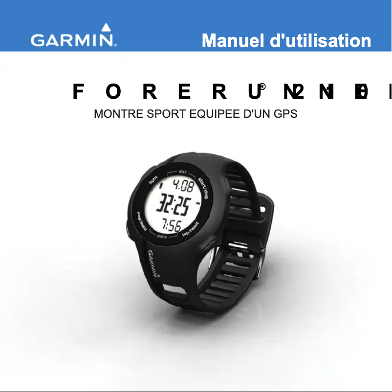 Página 1 del manual Manual de usuario Garmin Forerunner 210