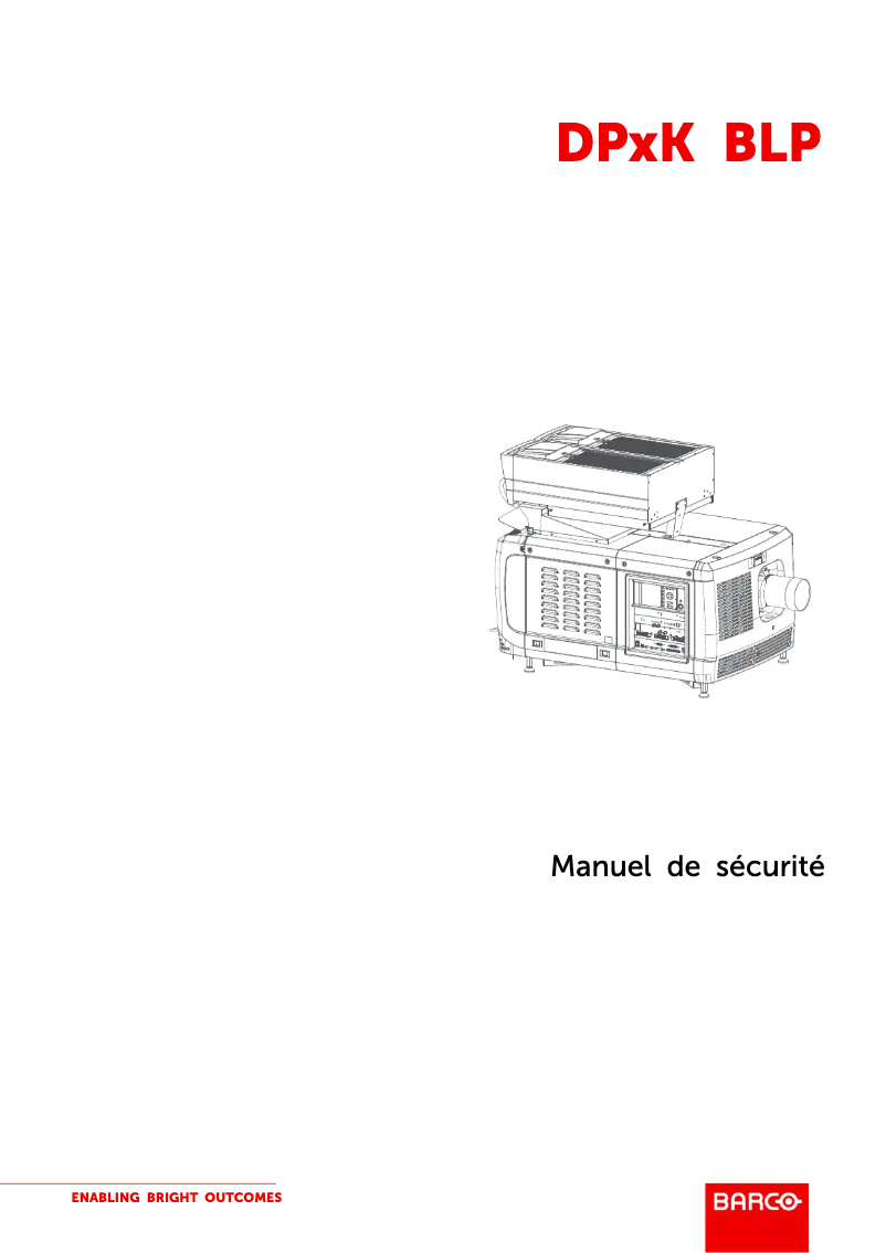 Image de la première page du manuel de l'appareil DP4K-13BLPHC
