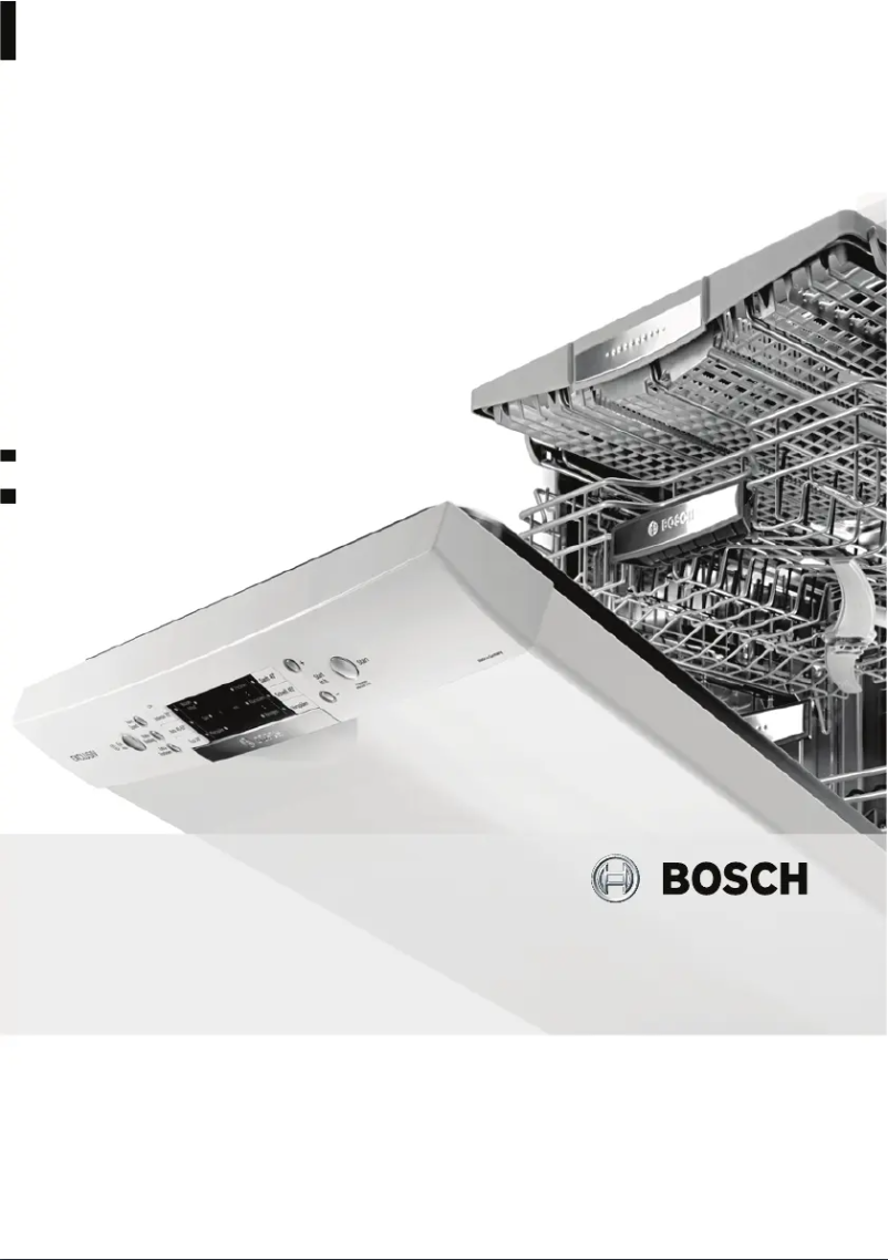 Page n°1 - Manuel utilisateur Bosch SMS50E06EP