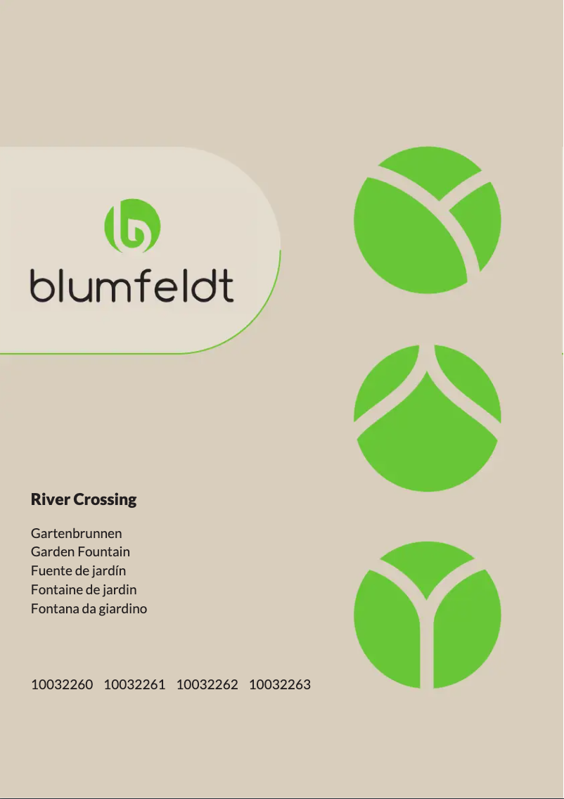 Page n°1 - Manuel utilisateur Blumfeldt River Crossing