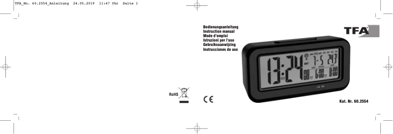 Image de la première page du manuel de l'appareil 60.2554.01