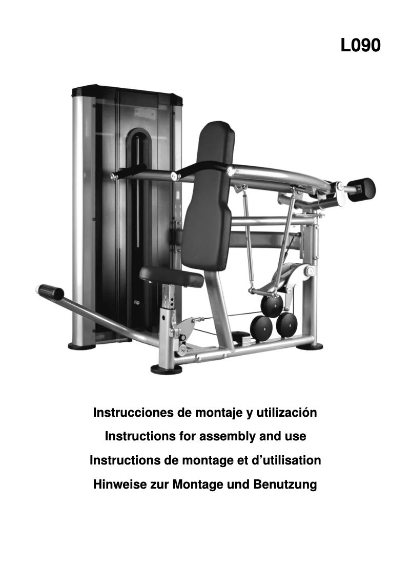 Page 1 de la notice Manuel utilisateur BH Fitness L090
