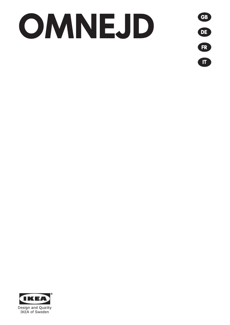 Image de la première page du manuel de l'appareil OMNEJD 105.217.35