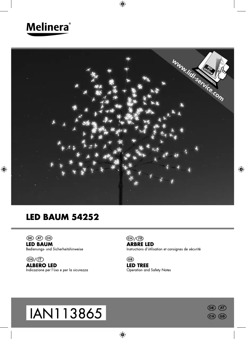 Page 1 de la notice Manuel utilisateur Melinera HG01313