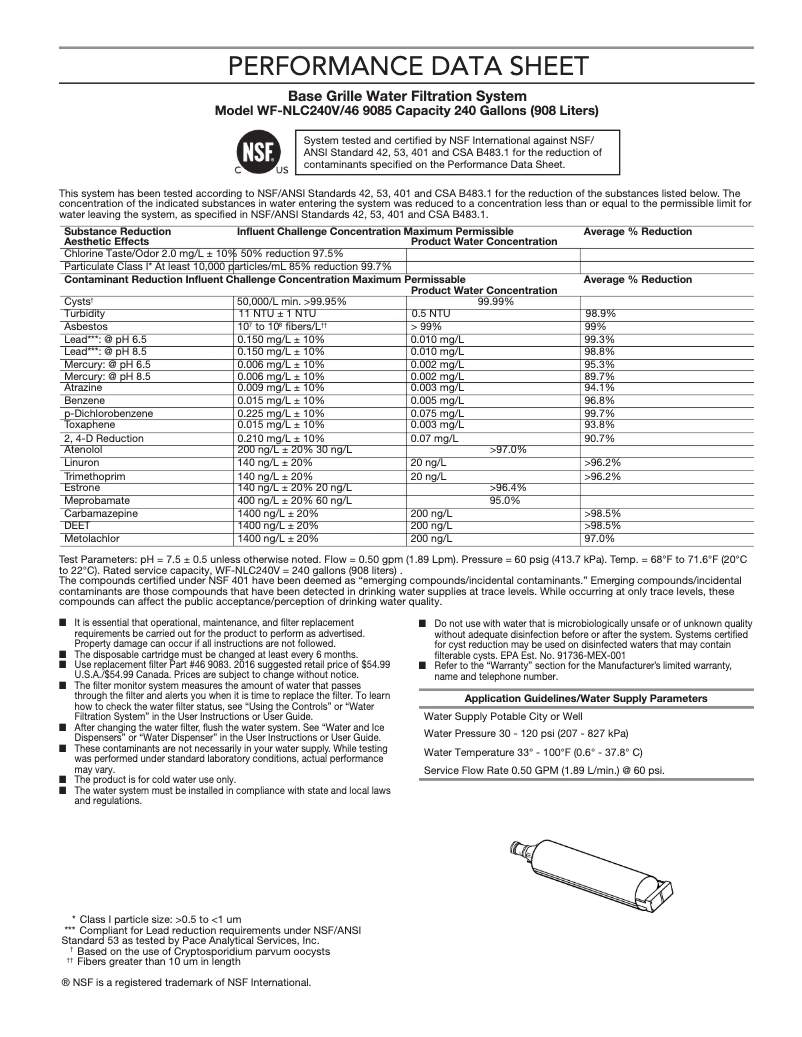 Page 1 of the manual User Manual Kenmore 9085