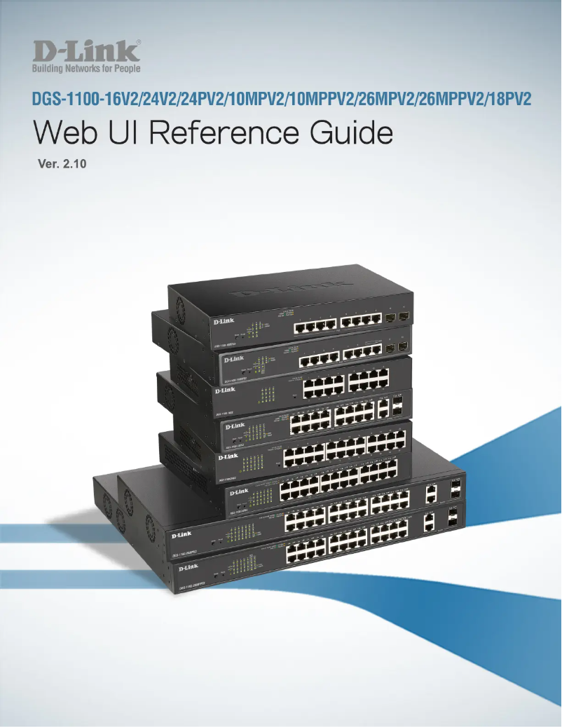 Page n°1 - Manuel utilisateur D-Link DGS-1100-10MPPV2