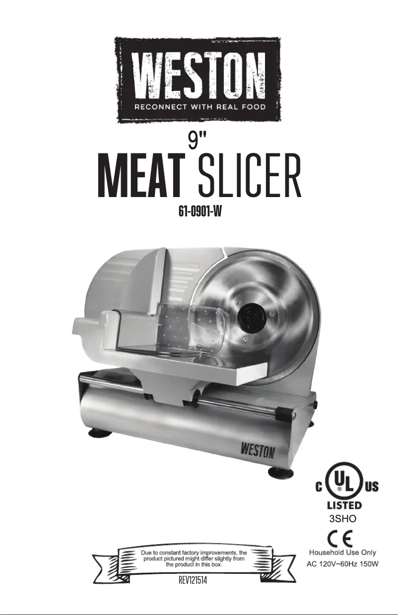 Page 1 de la notice Manuel utilisateur Weston 61-0901-W