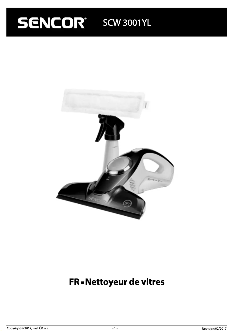 Image de la première page du manuel de l'appareil SCW 3001YL