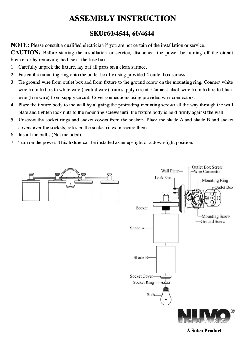 Image de la première page du manuel de l'appareil Decker 60/4644