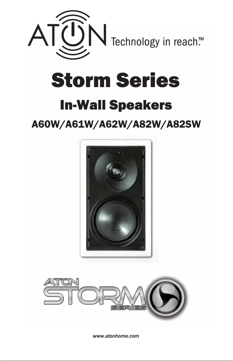 Page n°1 - Manuel utilisateur Aton A82SW