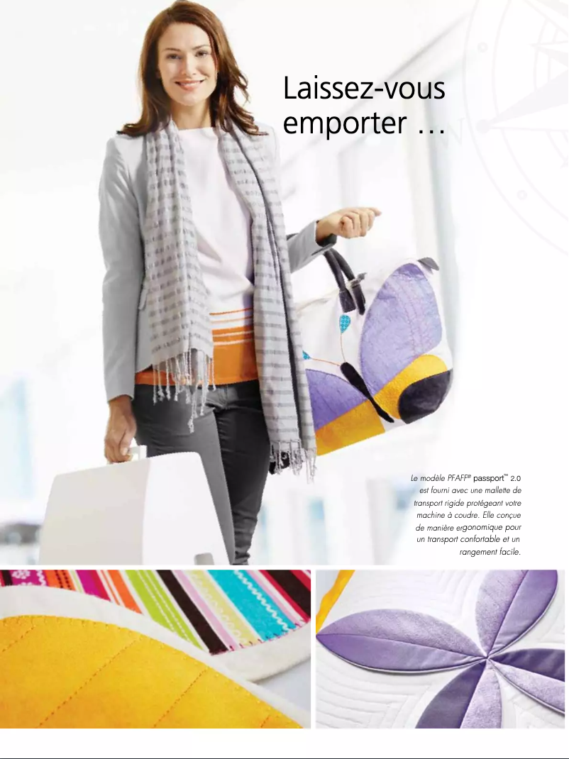 Page 1 de la notice Brochure Pfaff passport 2.0