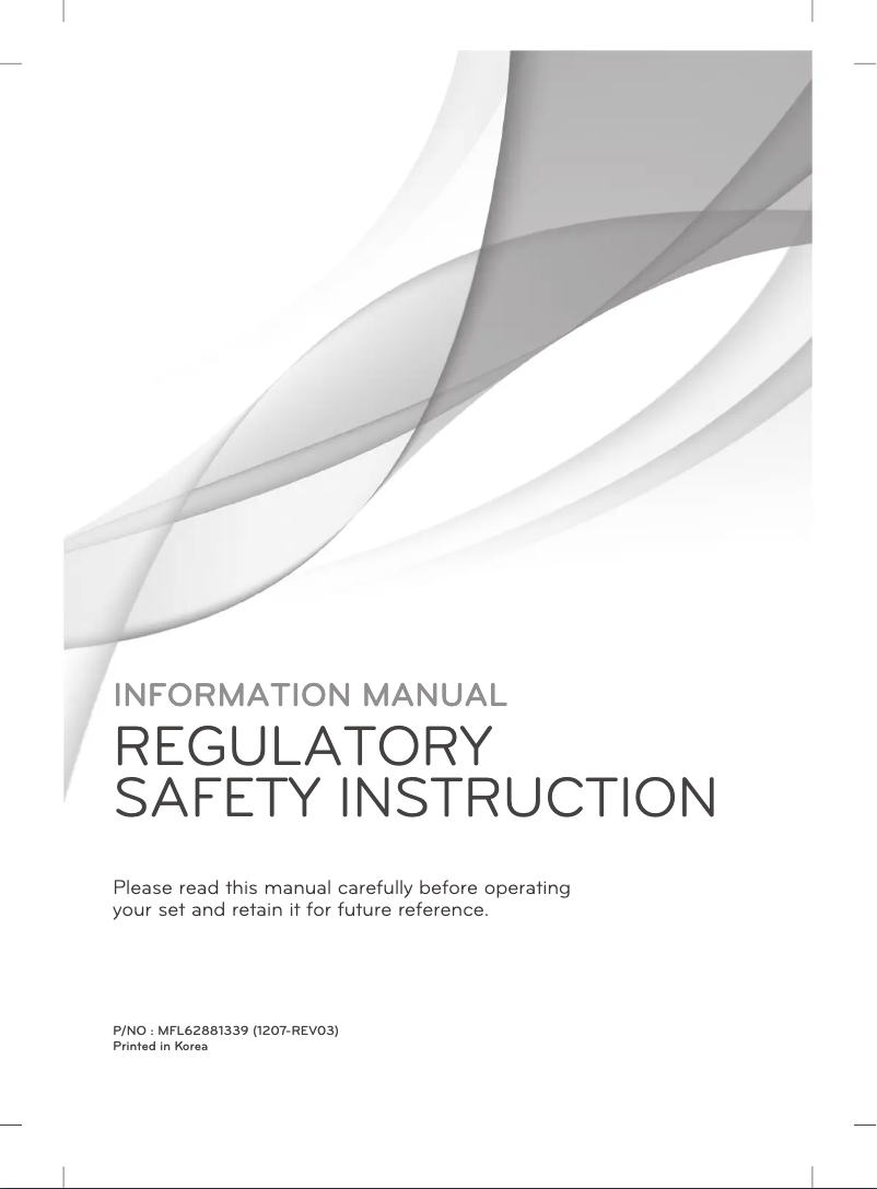 Image de la première page du manuel de l'appareil 60PT100N