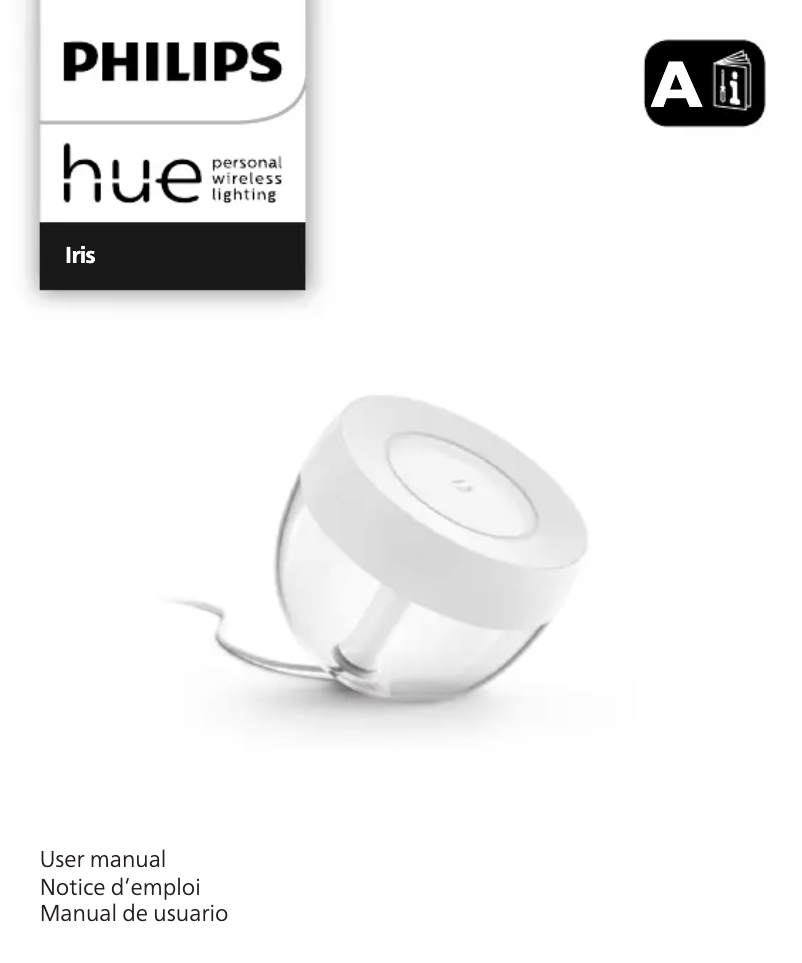 Página 1 del manual Manual de usuario Philips Hue Iris