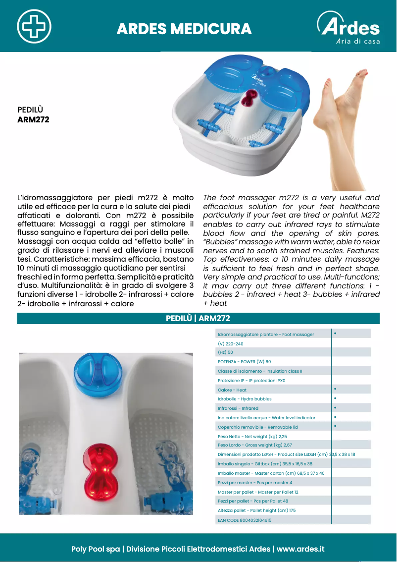 Image de la première page du manuel de l'appareil ARM272