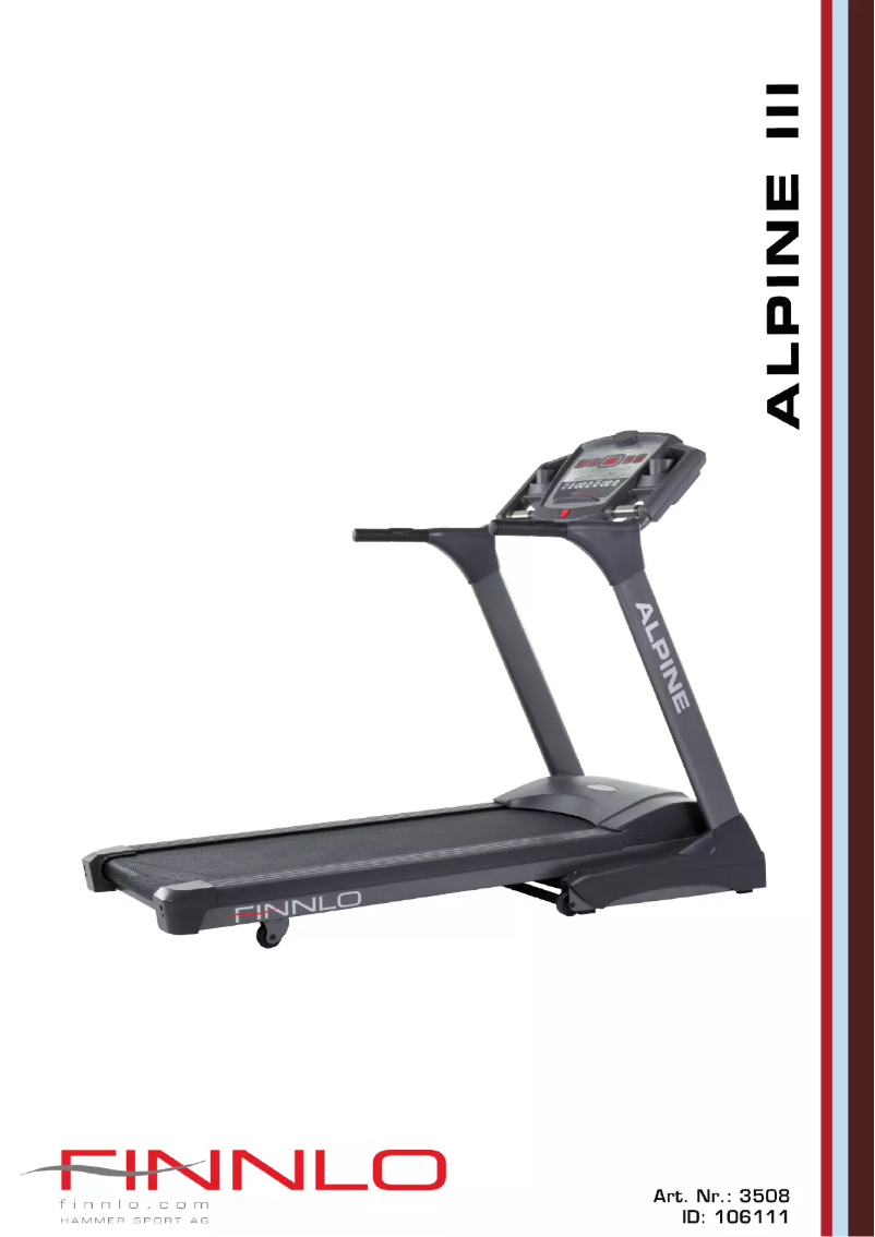 Page 1 de la notice Manuel utilisateur Finnlo Alpine III