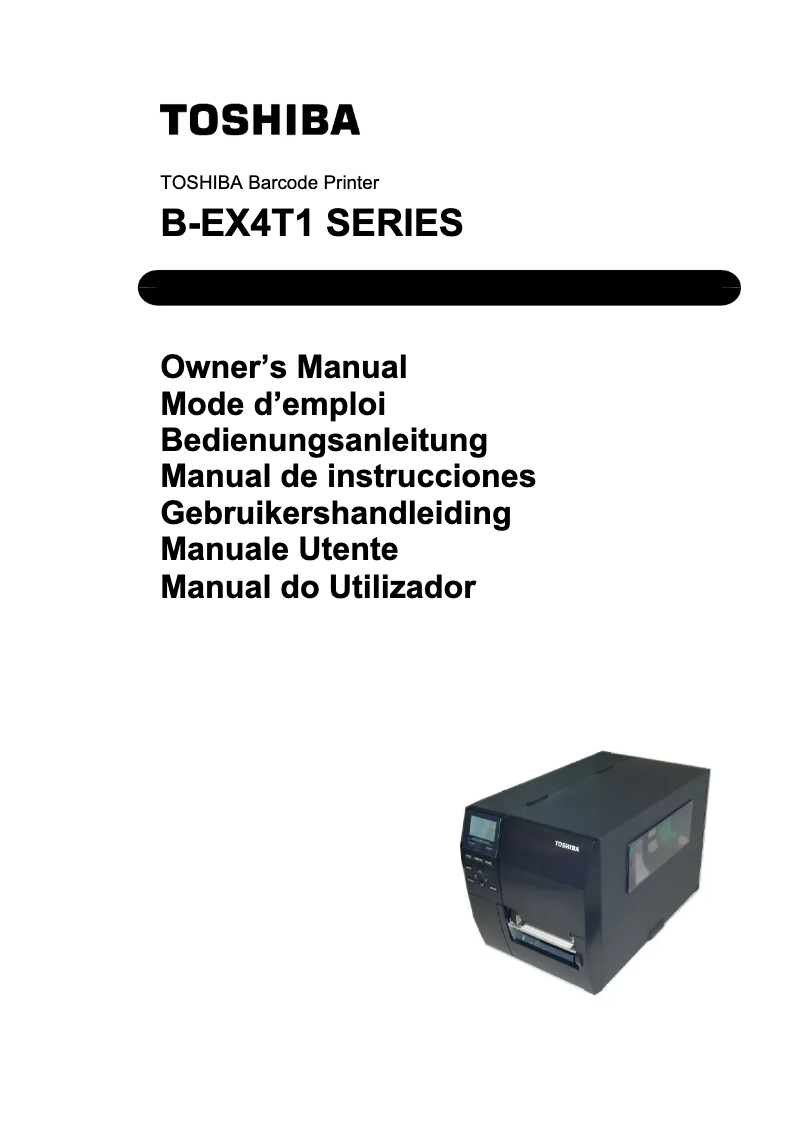 Page 1 de la notice Manuel utilisateur Toshiba B-EX4T1-GS12