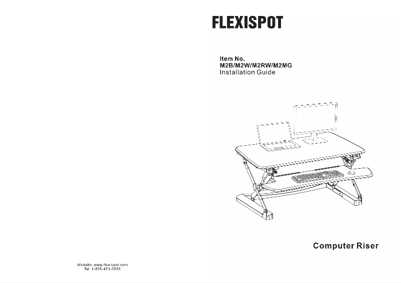Image de la première page du manuel de l'appareil M2B