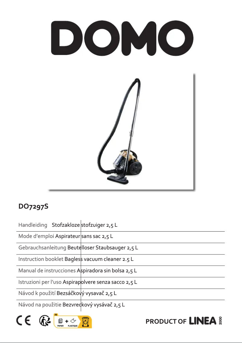 Page 1 de la notice Manuel utilisateur Domo DO7297S