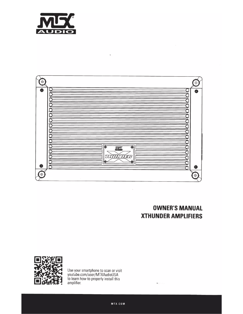 Image de la première page du manuel de l'appareil XThunder1200.1