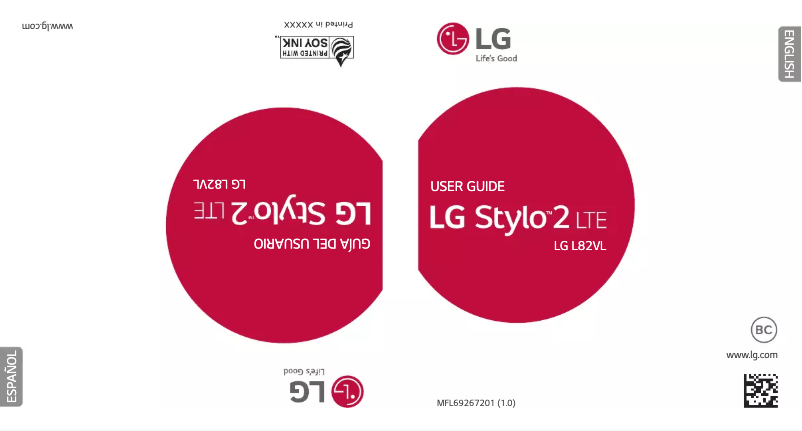 Página 1 del manual Manual de usuario LG Stylo 2 LTE