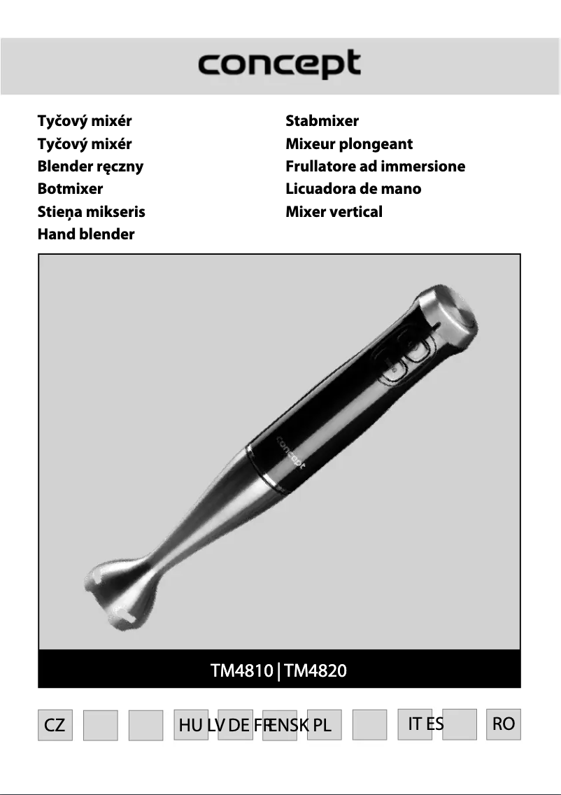 Image de la première page du manuel de l'appareil TM4810