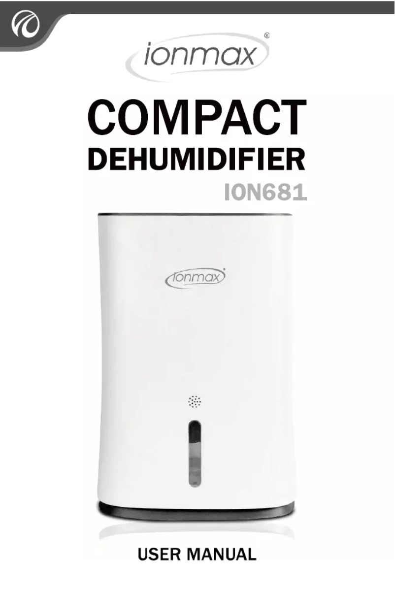 Page n°1 - Manuel utilisateur Ionmax ION681