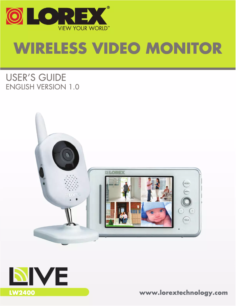 Imagen de la primera página del manual del dispositivo LW242B