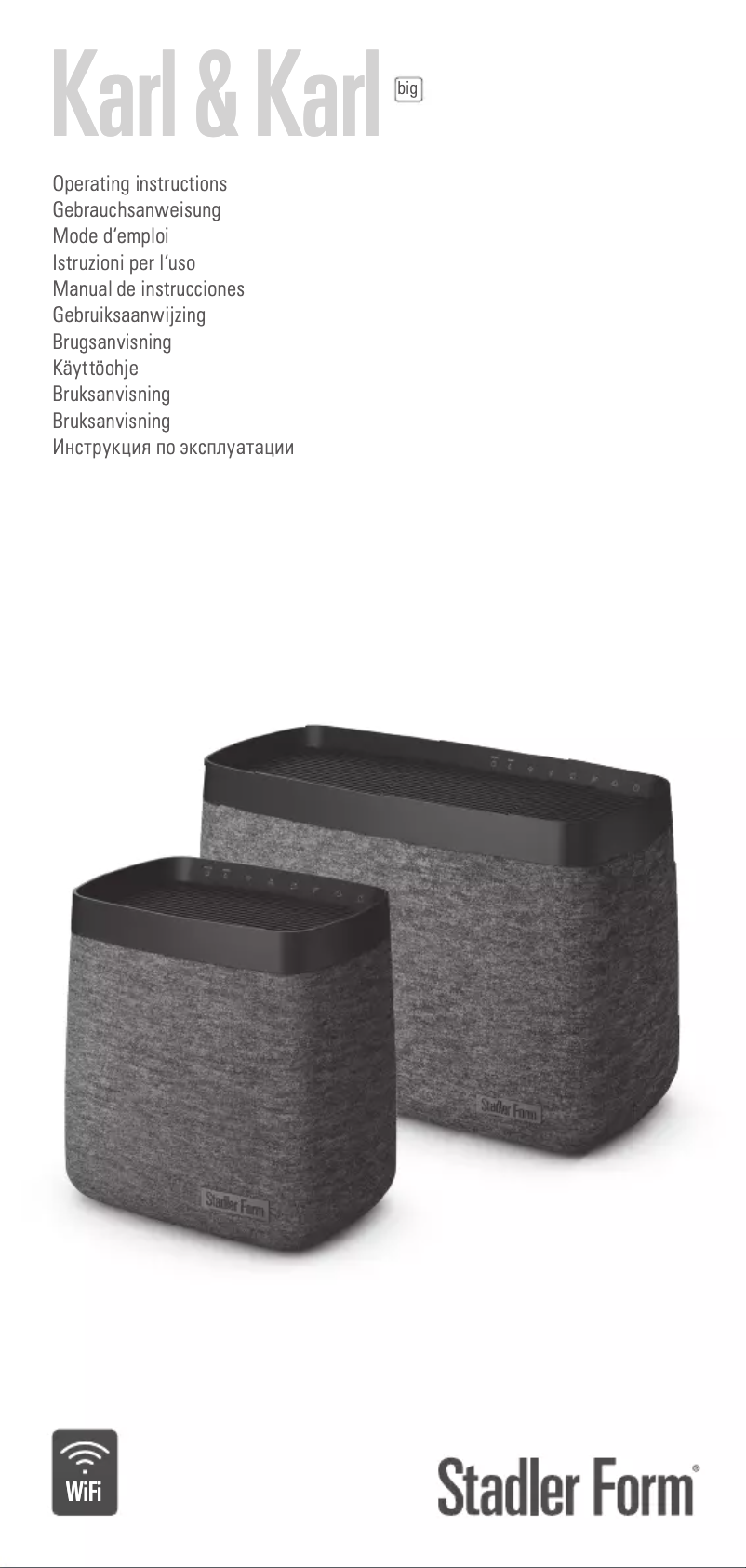 Page 1 de la notice Manuel utilisateur Stadler Form Karl Big