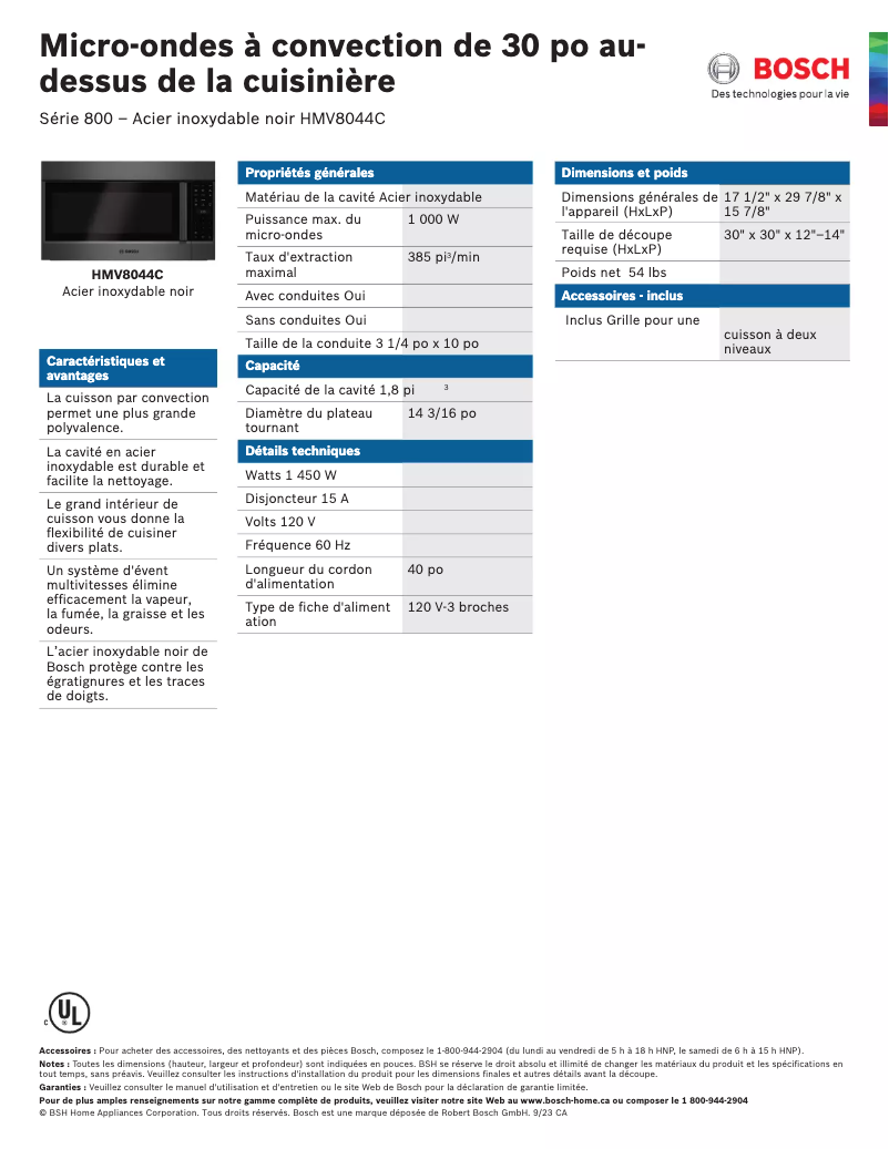 Imagen de la primera página del manual del dispositivo HMV8044C