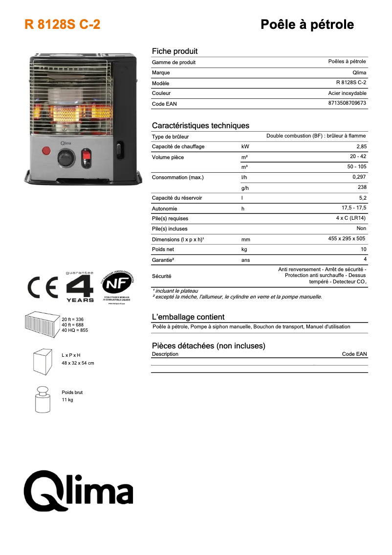 Image de la première page du manuel de l'appareil R8128SC-2