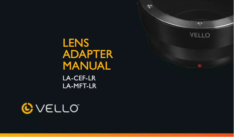 Image de la première page du manuel de l'appareil LA-CEF-LR