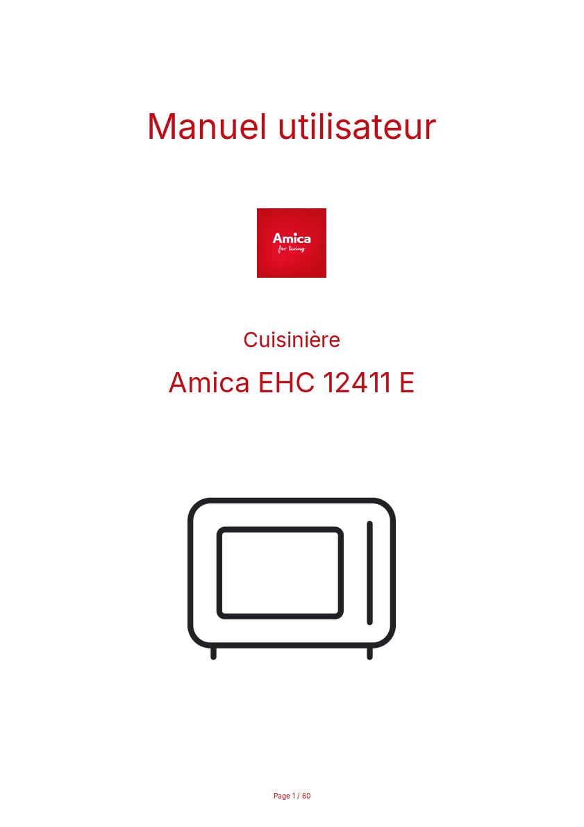 Image de la première page du manuel de l'appareil EHC 12411 E