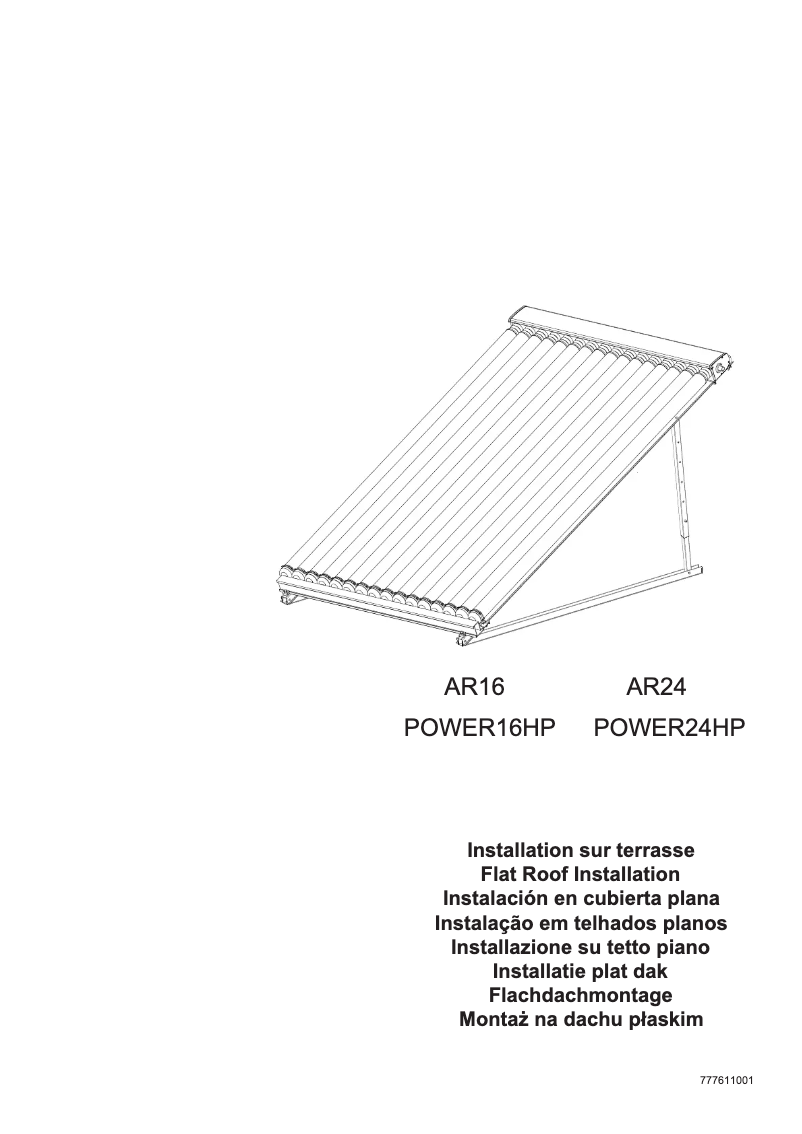 Image de la première page du manuel de l'appareil AR16 AR24