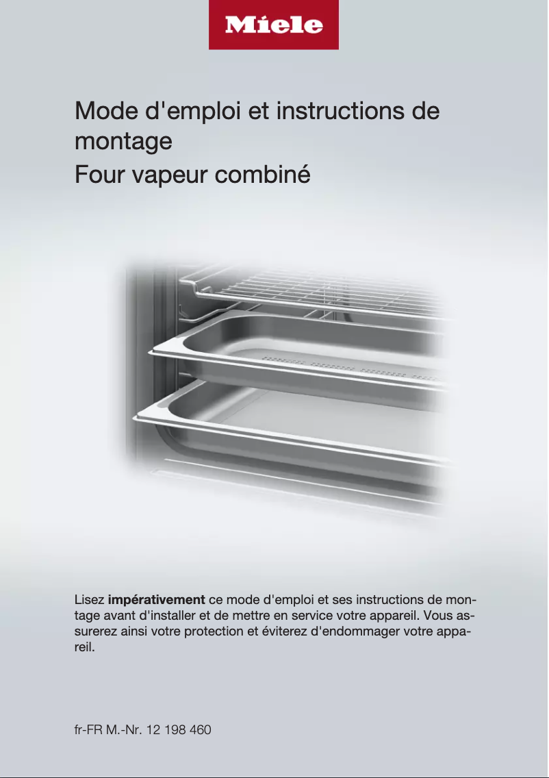 Image de la première page du manuel de l'appareil DGC 7460 HC Pro