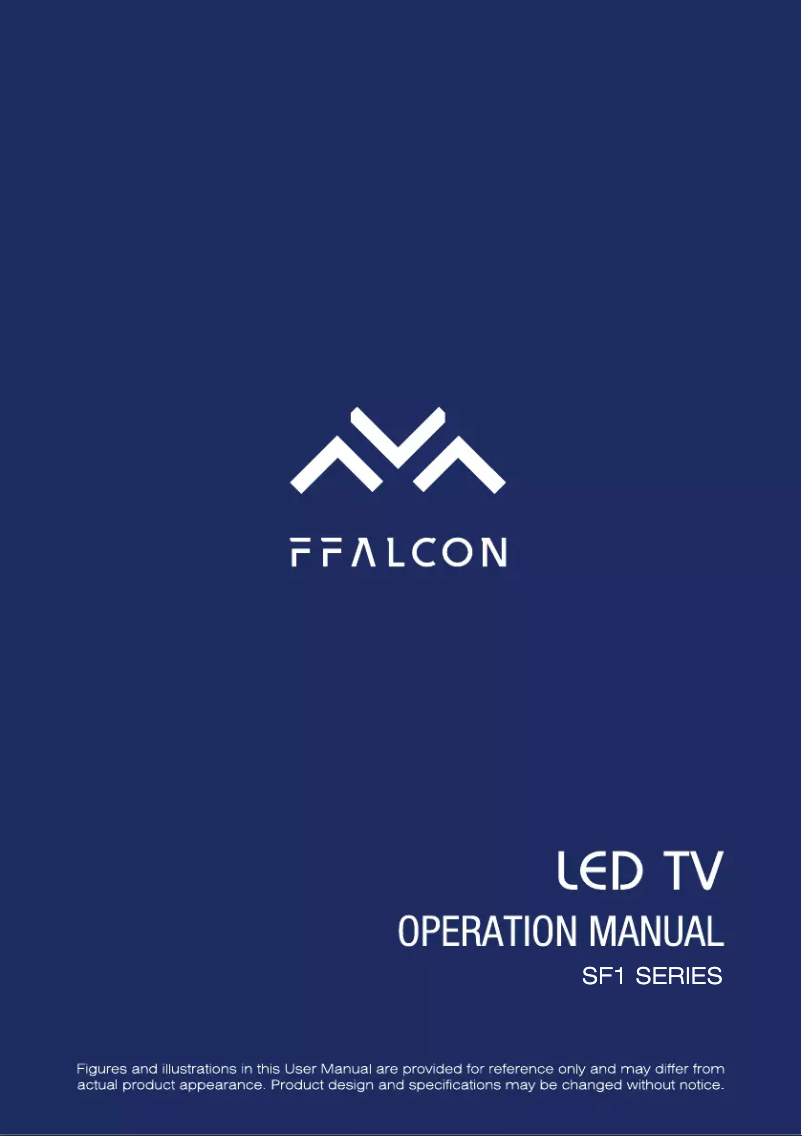 Page n°1 - Manuel utilisateur FFalcon 32SF1