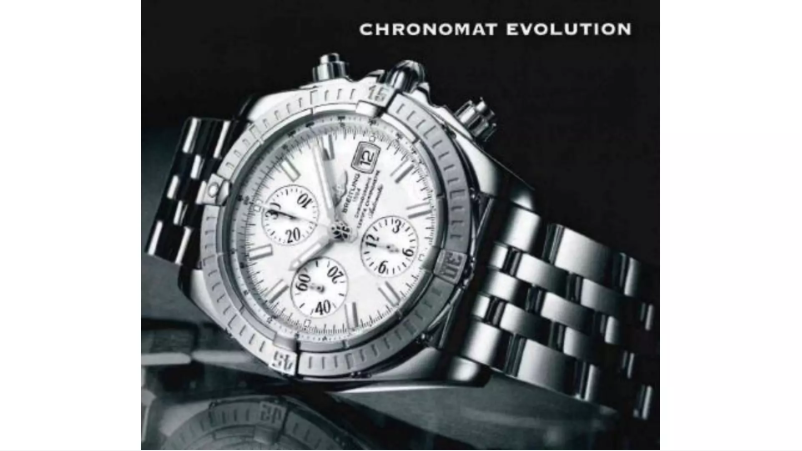 Image de la première page du manuel de l'appareil Chronomat Evolution