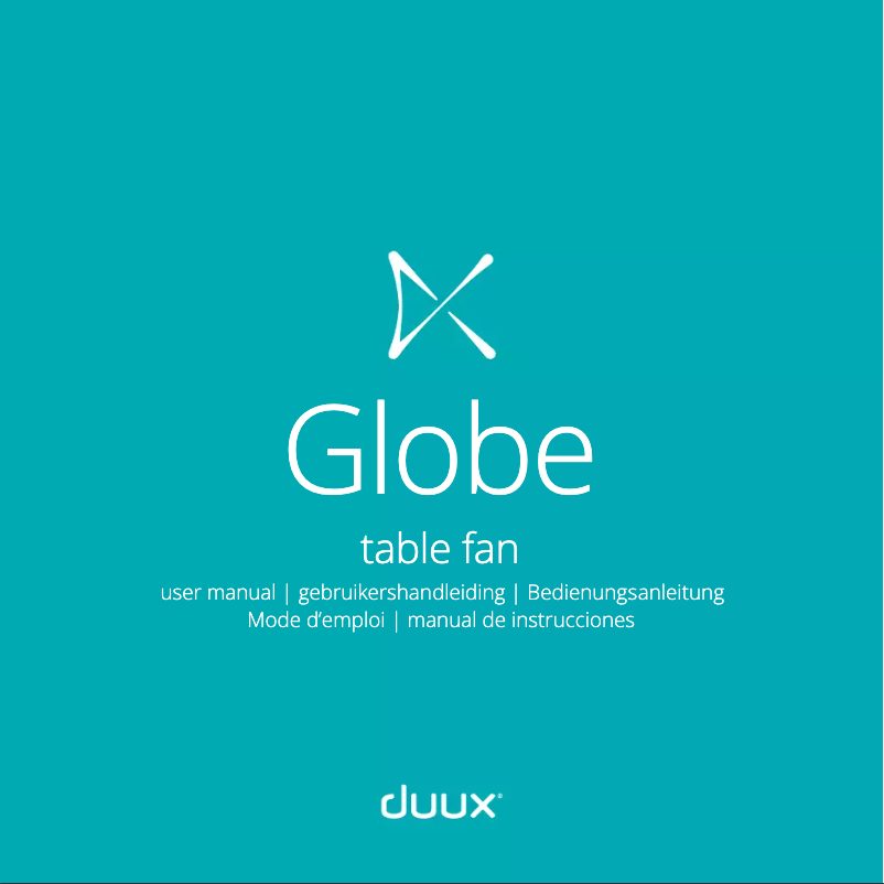 Image de la première page du manuel de l'appareil Globe