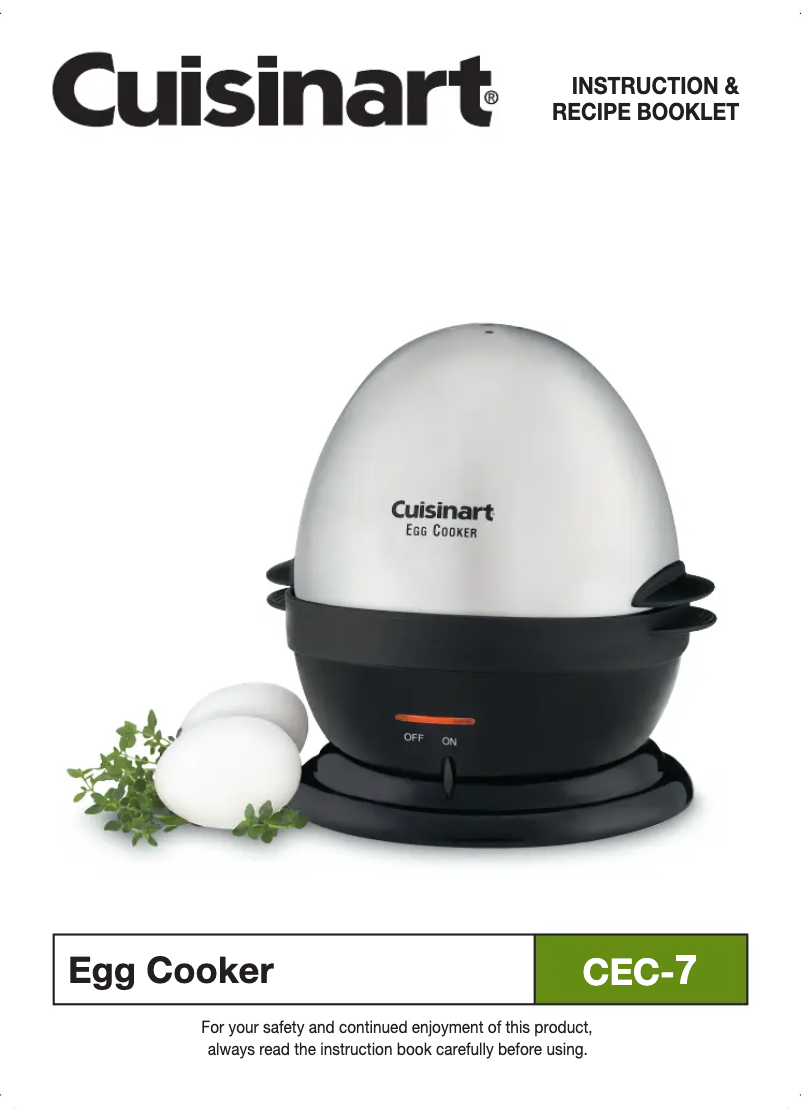 Image de la première page du manuel de l'appareil CEC-7