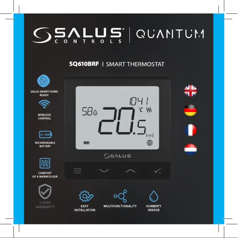 Imagen de la primera página del manual del dispositivo SQ610BRF
