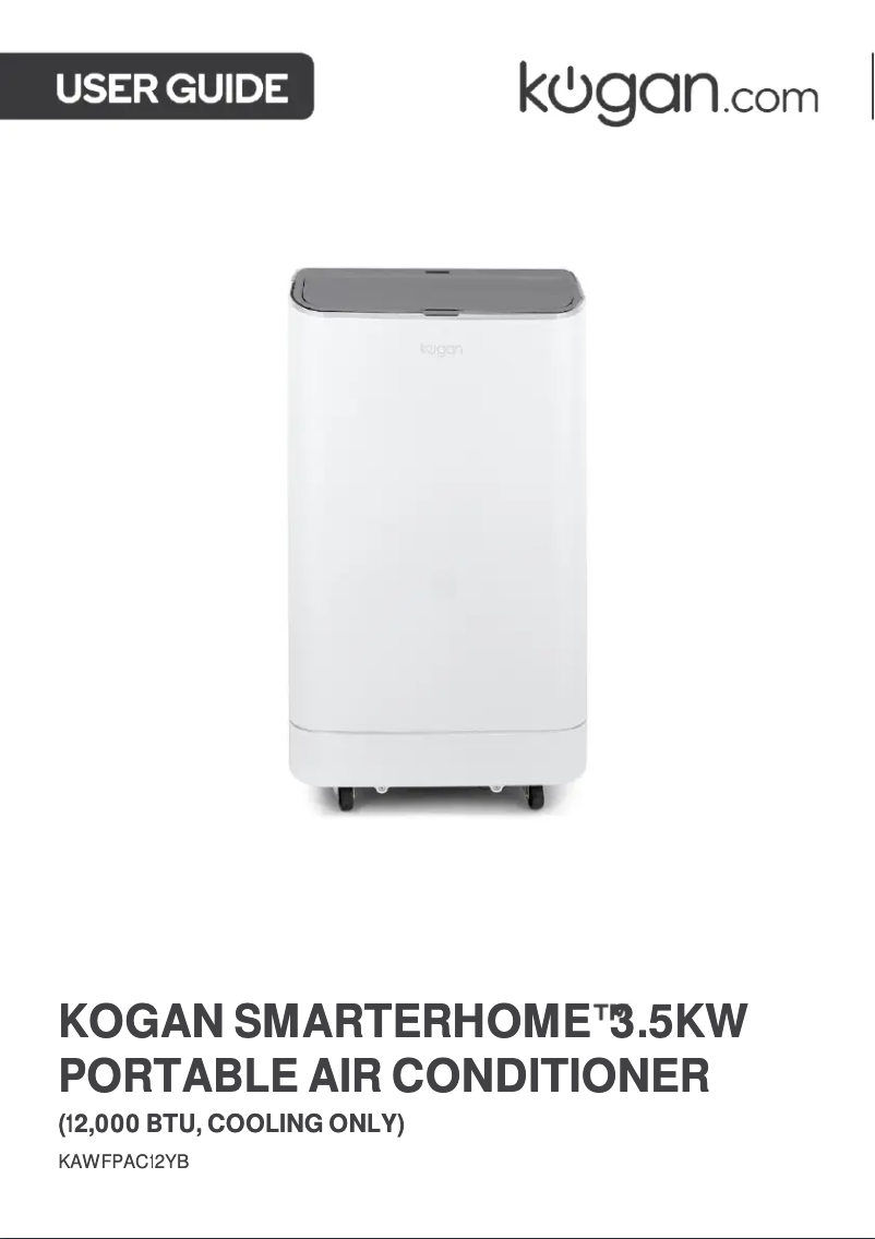 Image de la première page du manuel de l'appareil SmarterHome KAWFPAC12YB