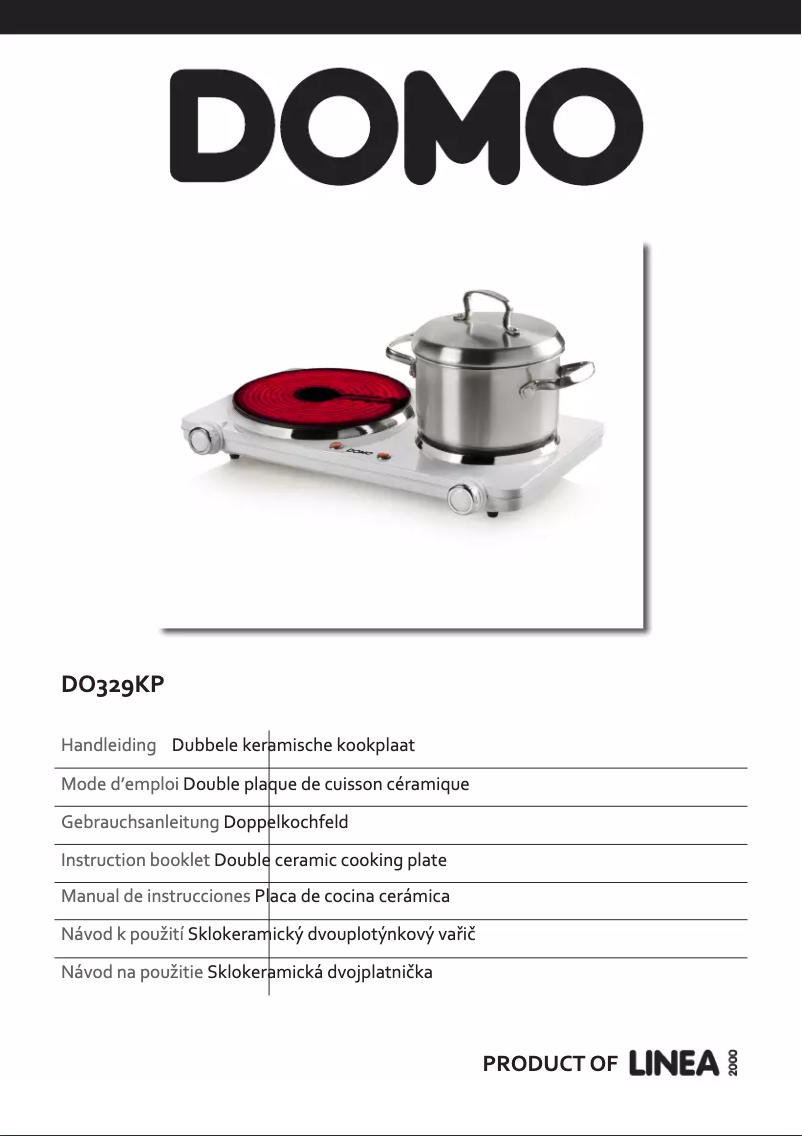 Page 1 de la notice Manuel utilisateur Domo DO329KP