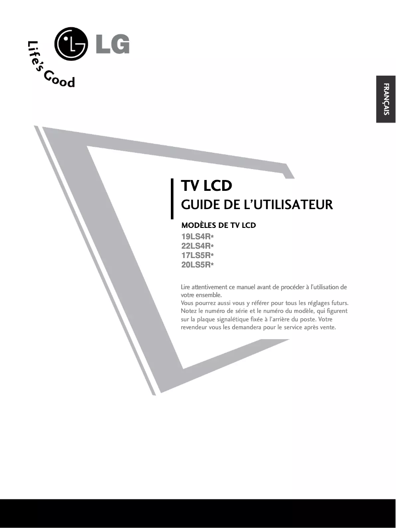 Image de la première page du manuel de l'appareil 22LS4R