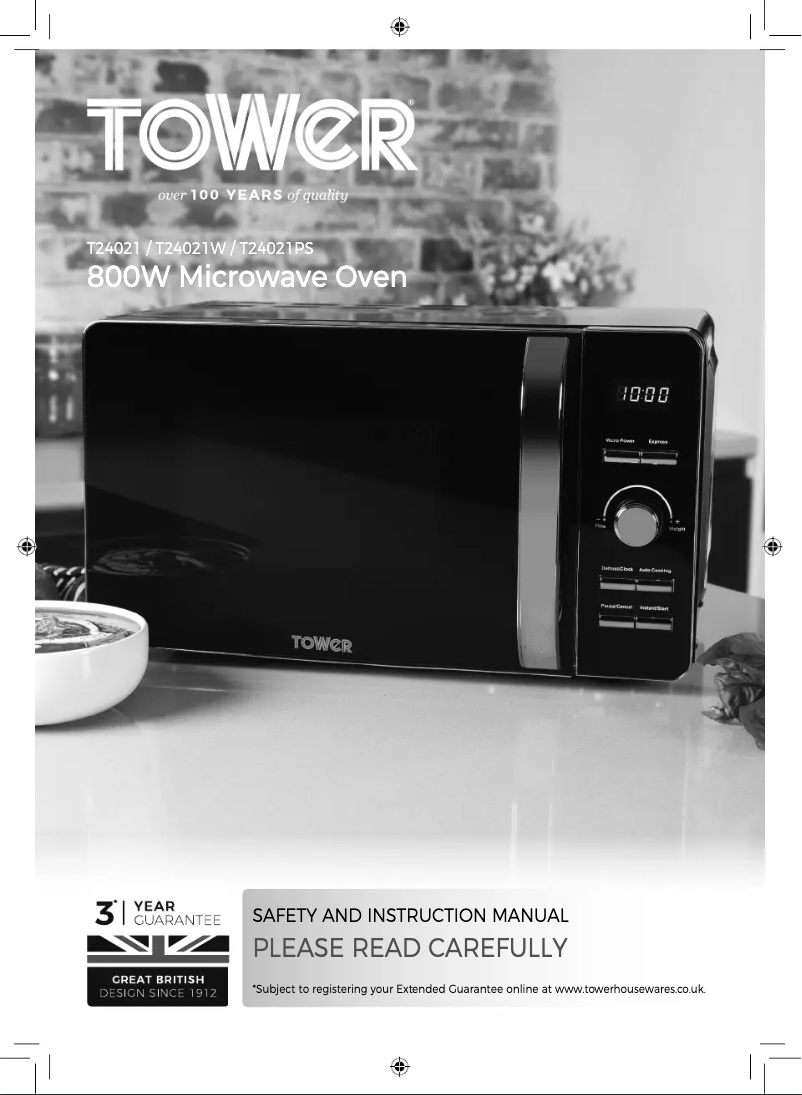 Página 1 del manual Manual de usuario Tower T24021