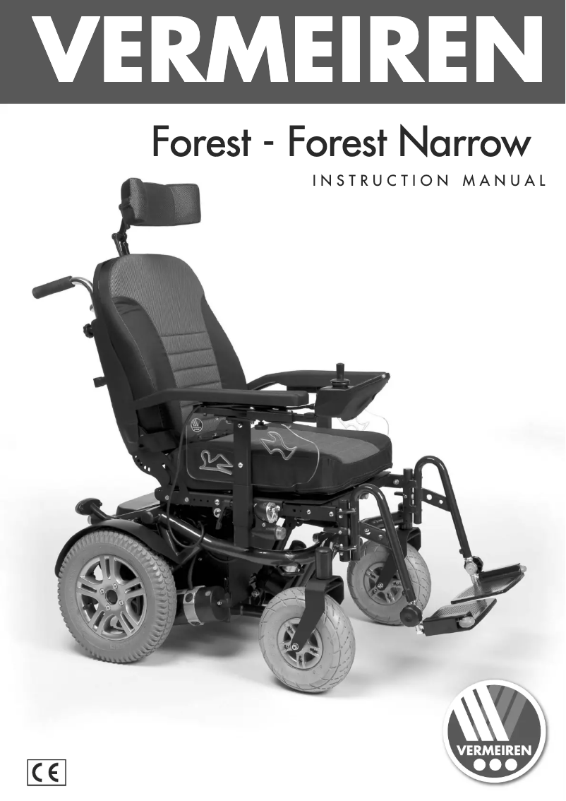 Page 1 of the manual User Manual Vermeiren Forest Narrow