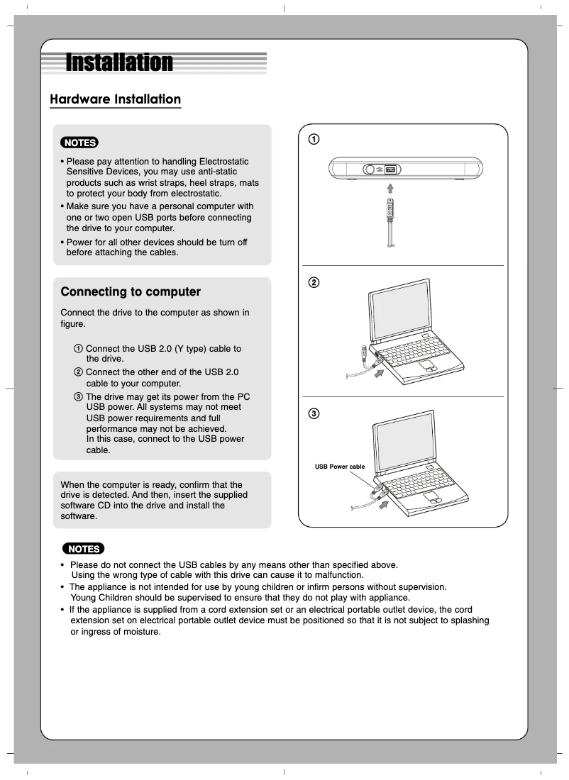 Page n°1 - Manuel utilisateur LG LGE-BP06LU10