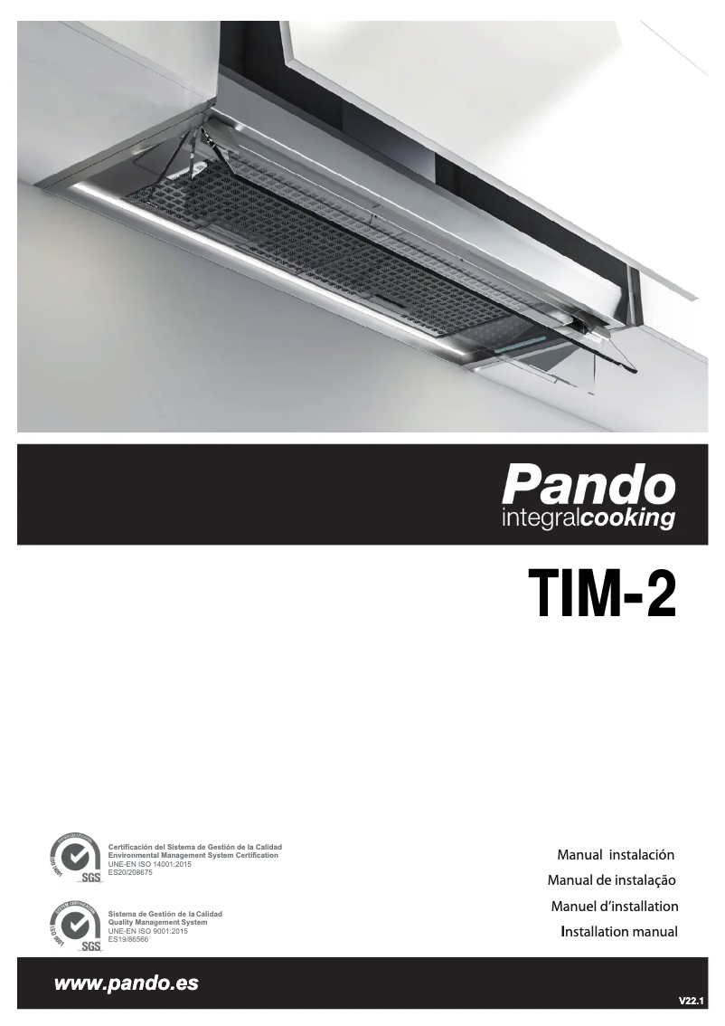 Page n°1 - Manuel utilisateur Pando TIM-2